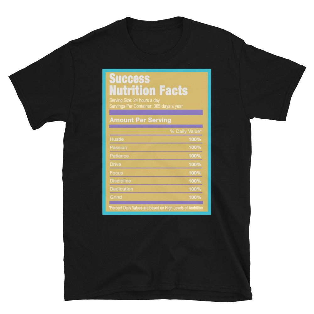 Black Success Nutrition Shirt AJ 4 Retro SP 30th Anniversary Union Desert Moss photo