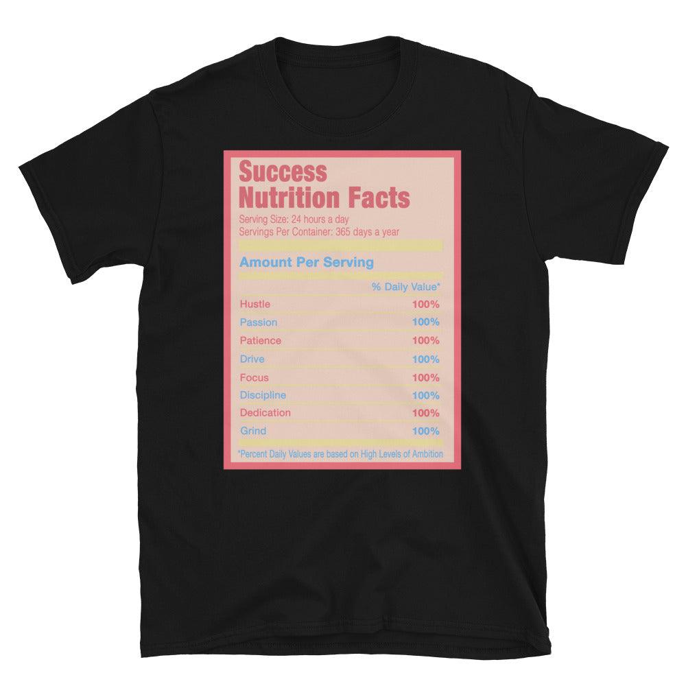 Black Success Nutrition Facts Shirt AJ 4 Union Guava photo
