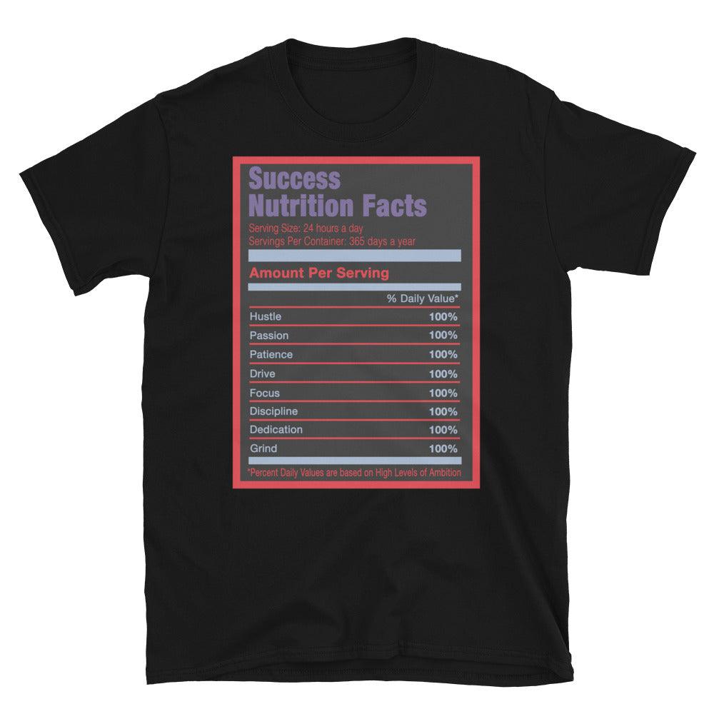 Black Success Nutrition Facts Shirt AJ 5 Top 3 photo