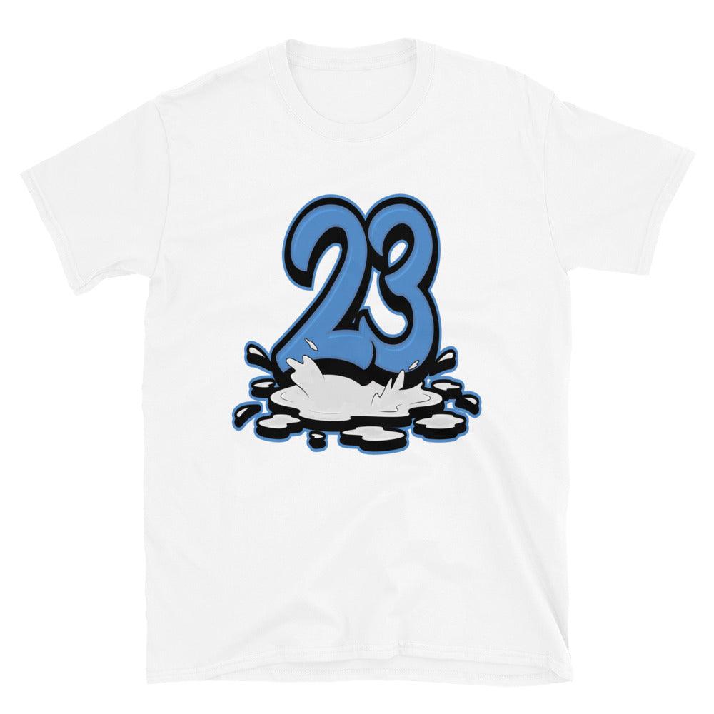 White 23 Melting Shirt AJ 1 Dark Marina Blue photo