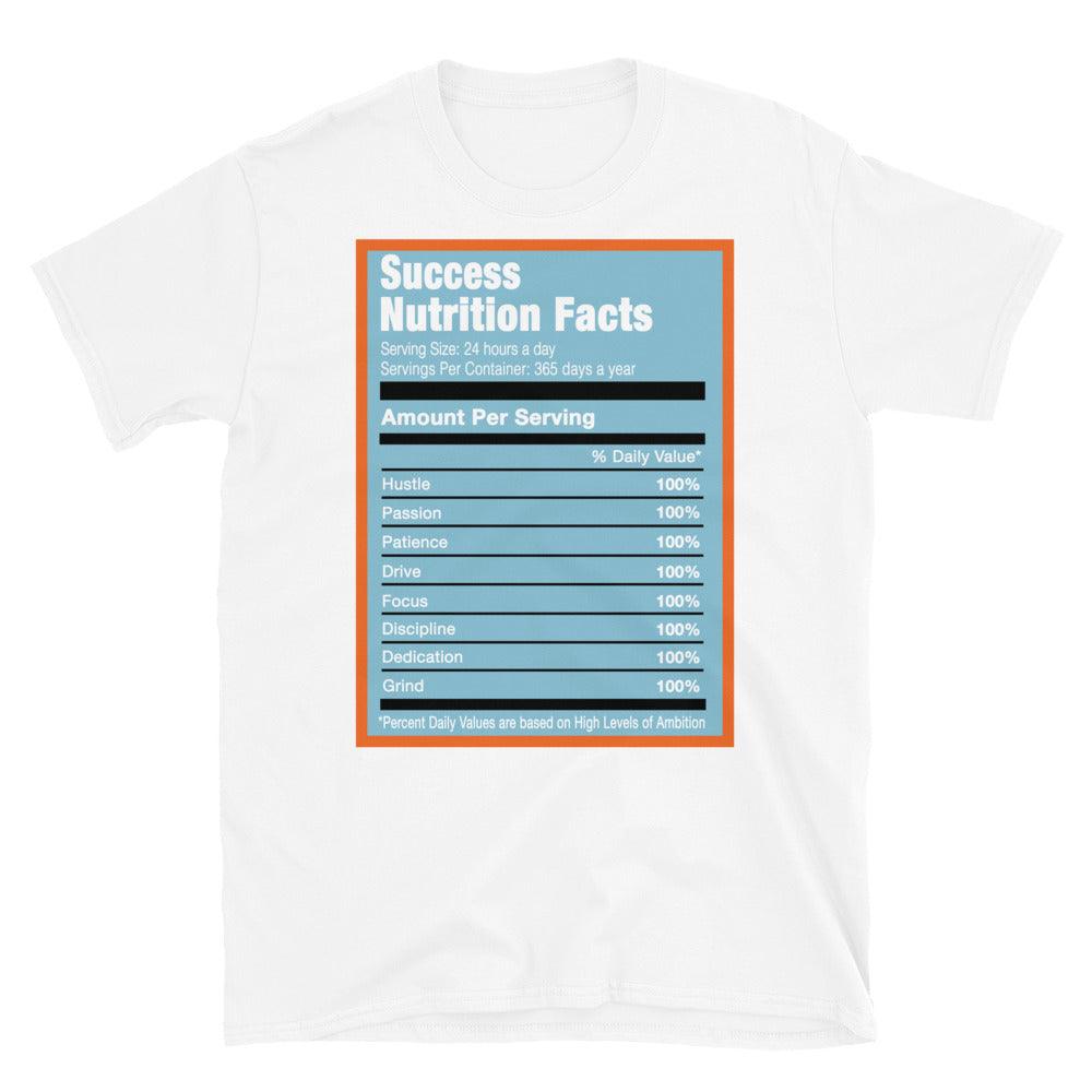 White Success Nutrition Shirt Nike SB Dunk Low Club 58 Gulf photo