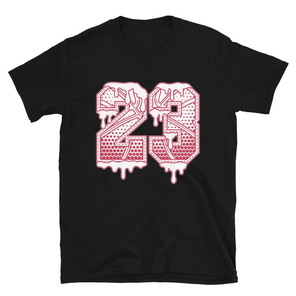 Black 23 Ball Shirt Nike Dunk High Championship White Red photo