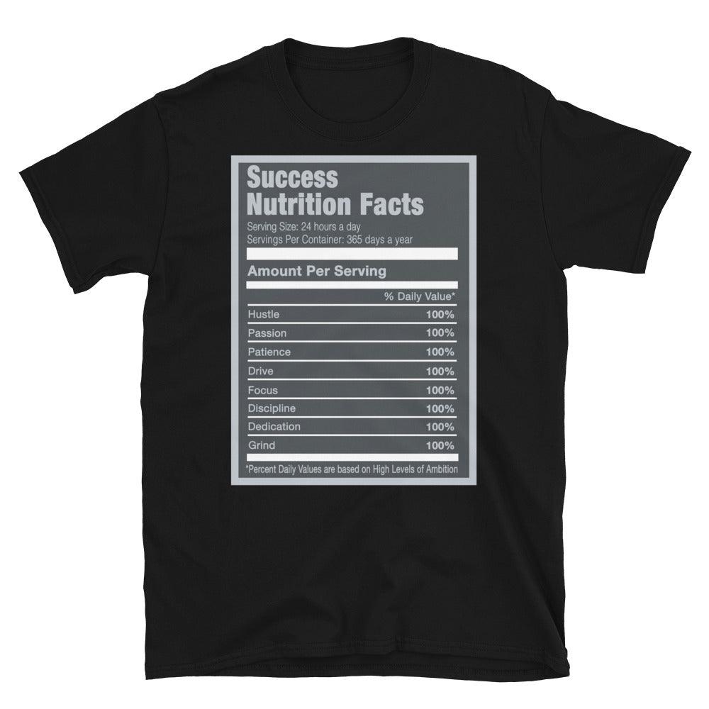 Black Success Nutrition Facts Shirt Nike Dunk Low Georgetown photo