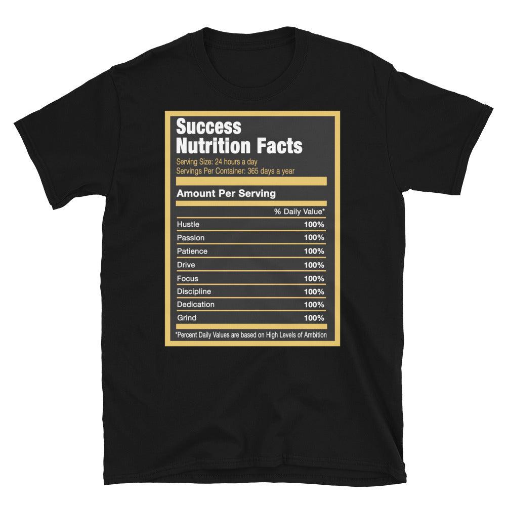 Black Success Nutrition Shirt Nike Dunk Low Goldenrod photo