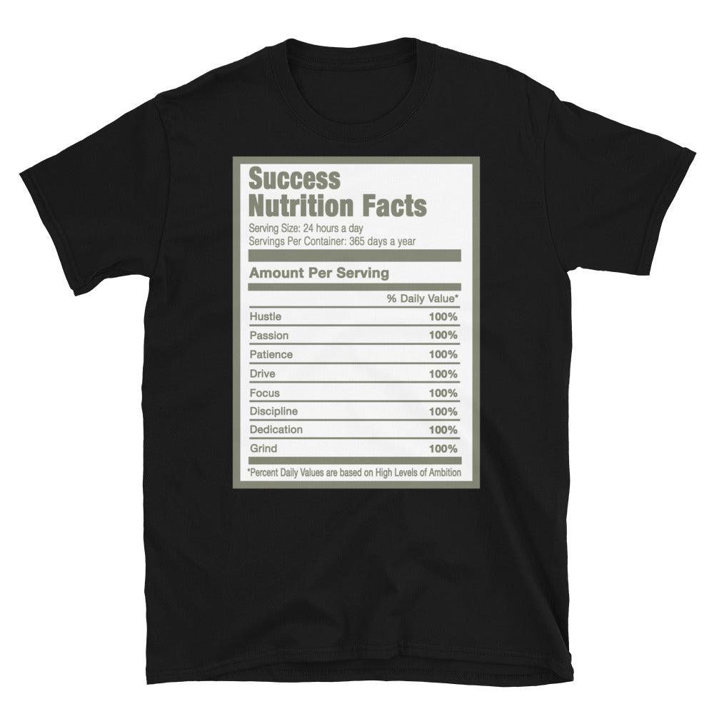 Black Success Nutrition Shirt Nike Dunk Low Medium Olive photo