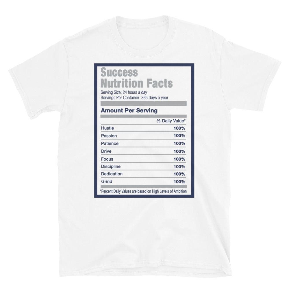 White Success Nutrition Shirt AJ 1 Retro High Golf Patent Midnight Navy photo