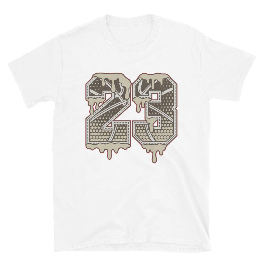 White 23 Ball Shirt Travis Scott Air Jordan 1 Low Reverse Mocha photo