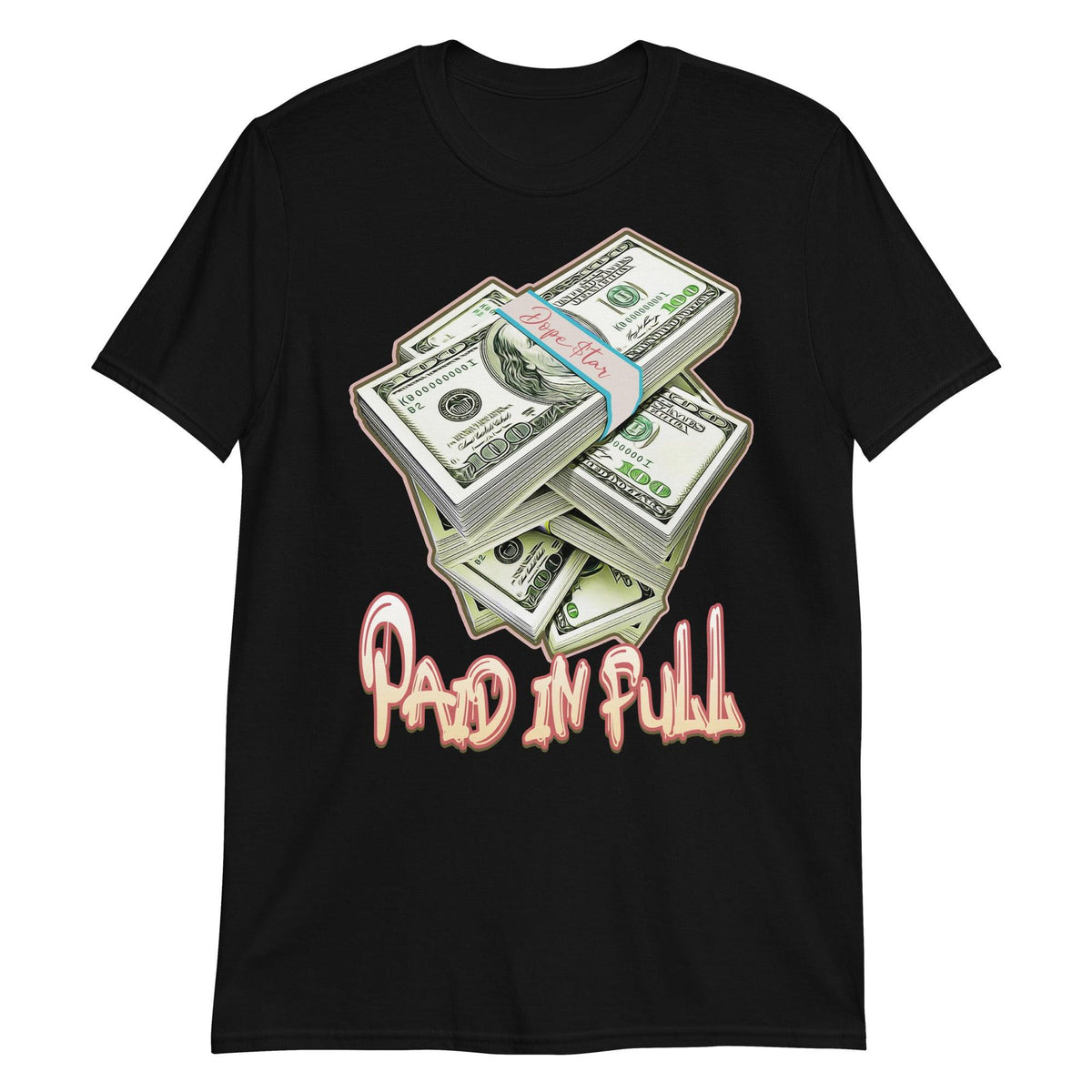 Black Paid In Full Shirt Dunks Mid Social Status Free Lunch Strawberry Milk photo