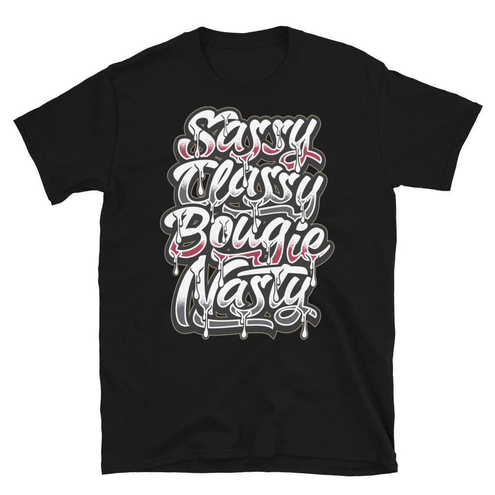 Black Sassy Classy Shirt Air Jordan 13s Red Flint photo