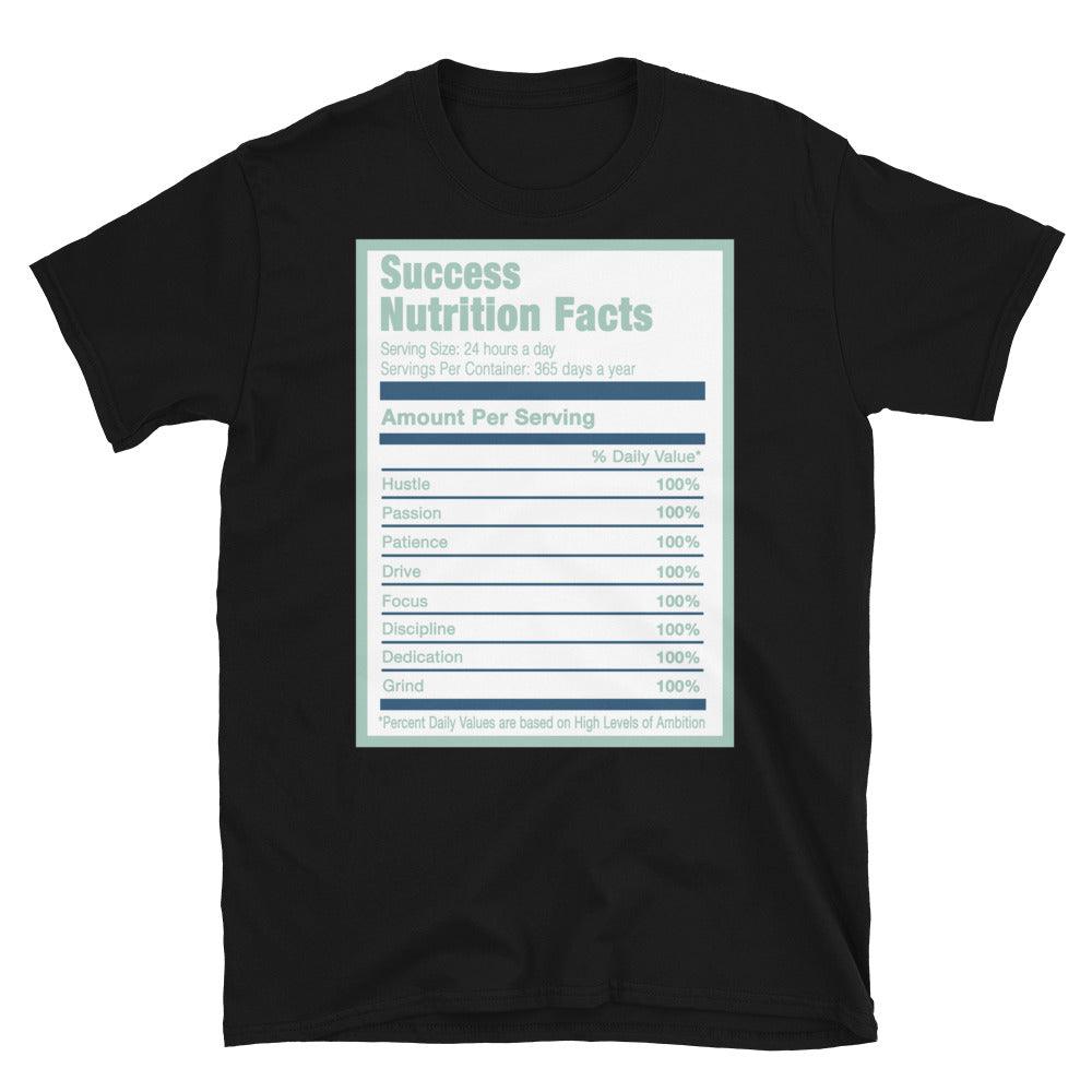 Black Success Nutrition Shirt AJ 1 Mid Mystic Navy Mint Foam photo