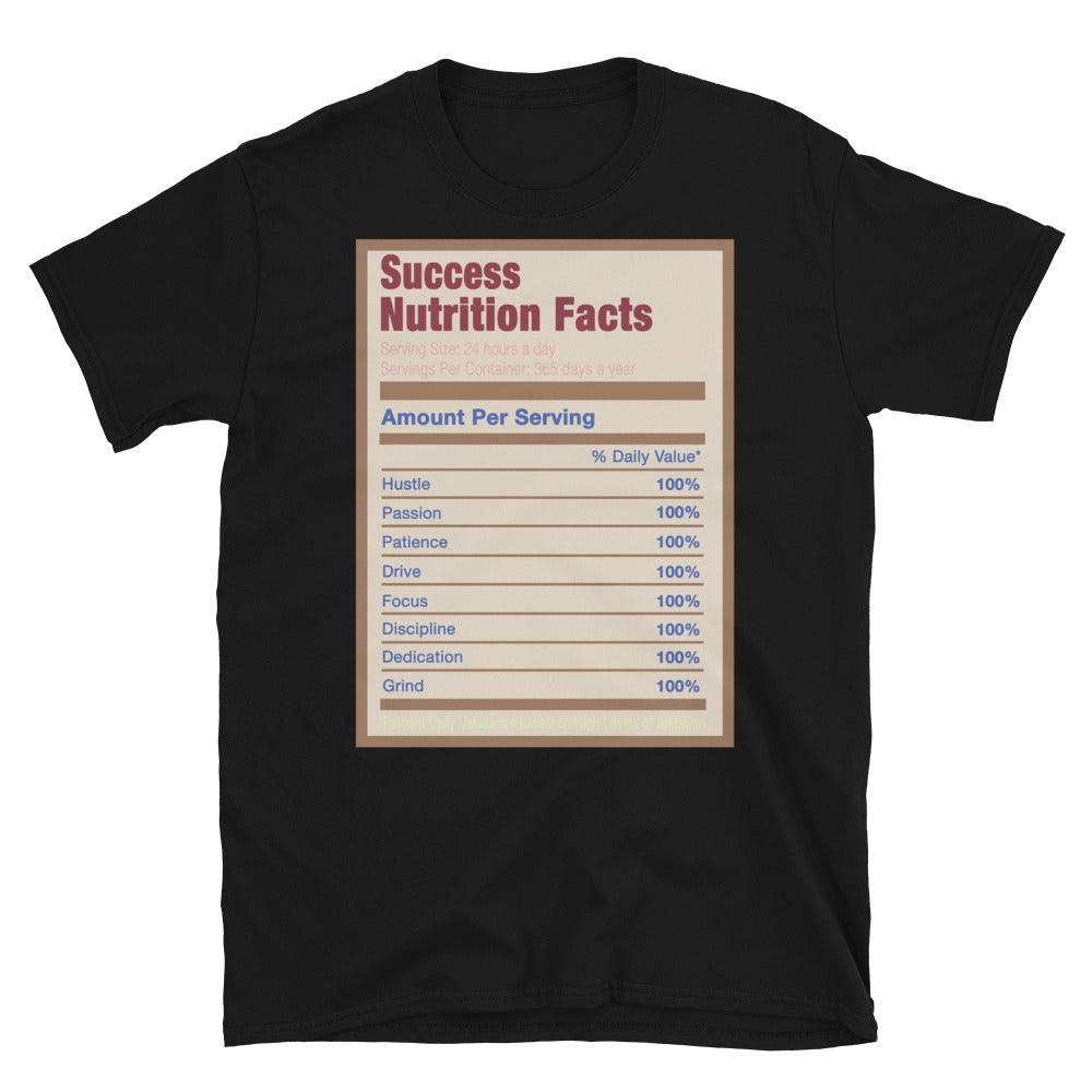 Black Success Nutrition Facts Shirt AJ 4 Wild Things photo