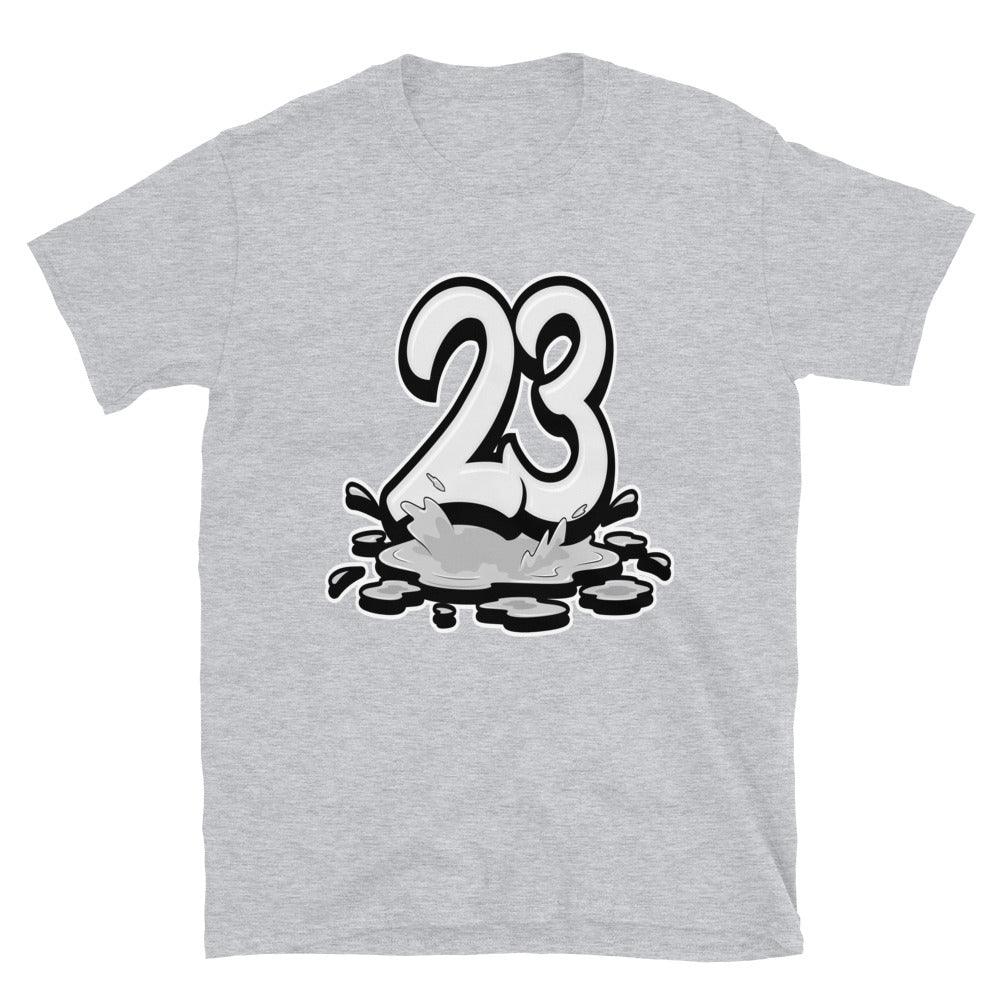 Gray 23 Melting Shirt AJ 1 Low Shadow Toe photo