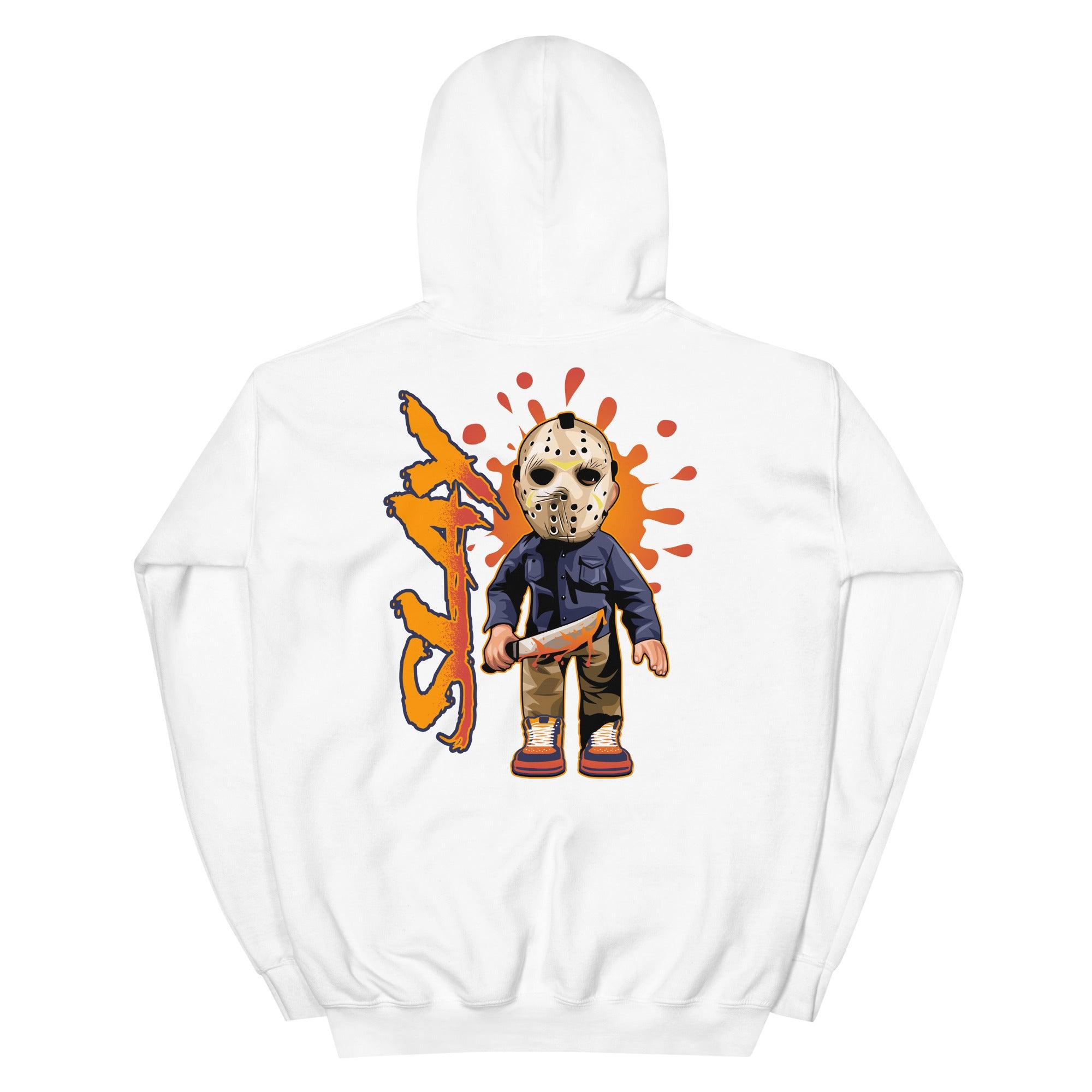 White Slay Hoodie Nike Air Foamposite One Blud Void Rugged Orange photo