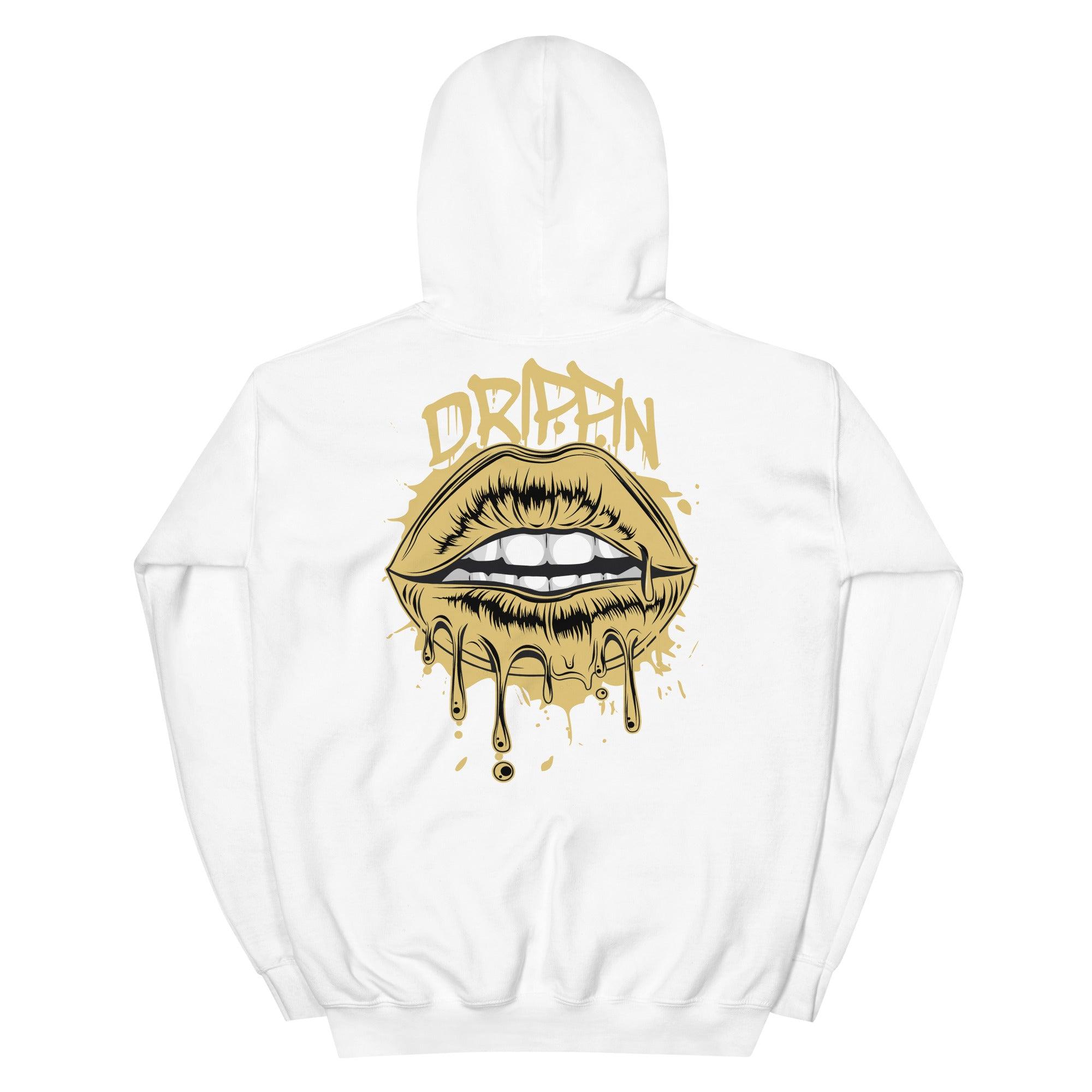 Drippin Lips Hoodie AJ 1 Retro High Pollen Sneakers photo