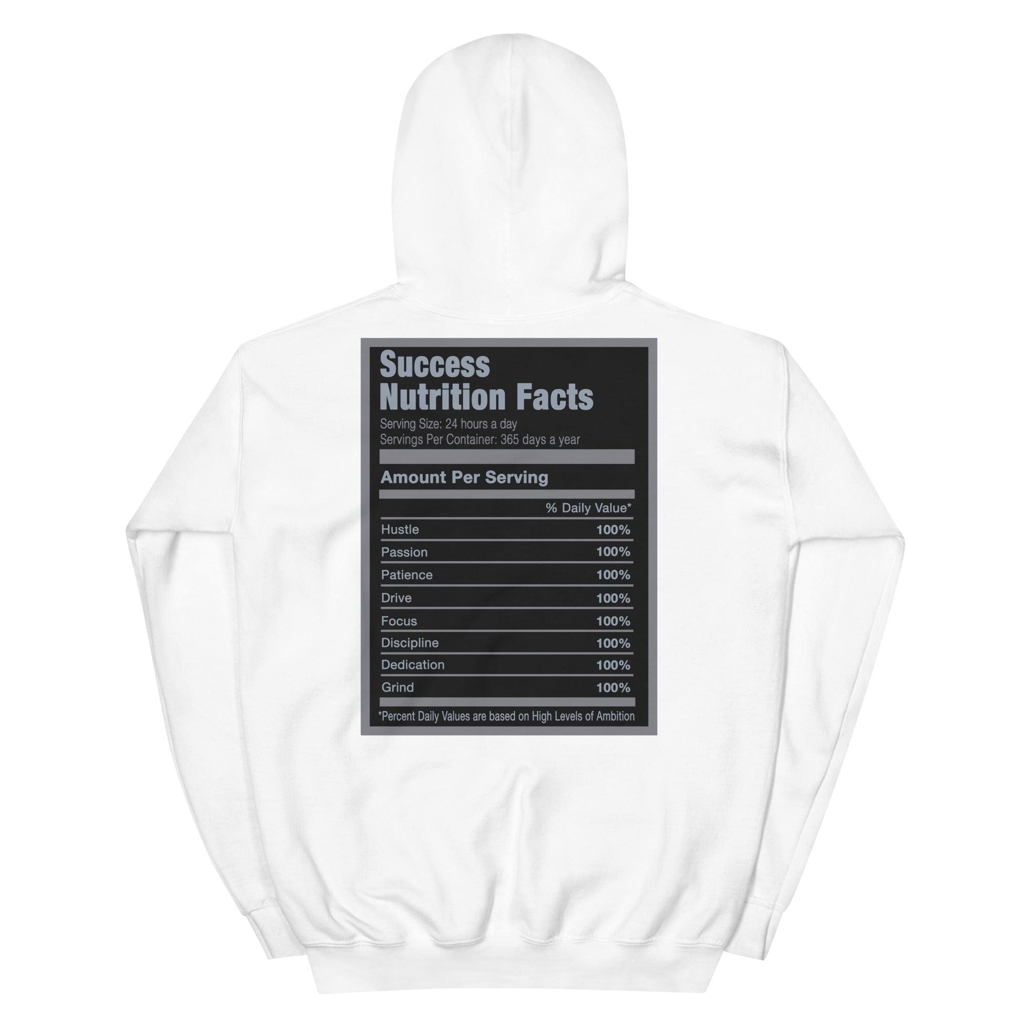 white Success Nutrition Hoodie Air Jordan 6 Retro Chrome photo