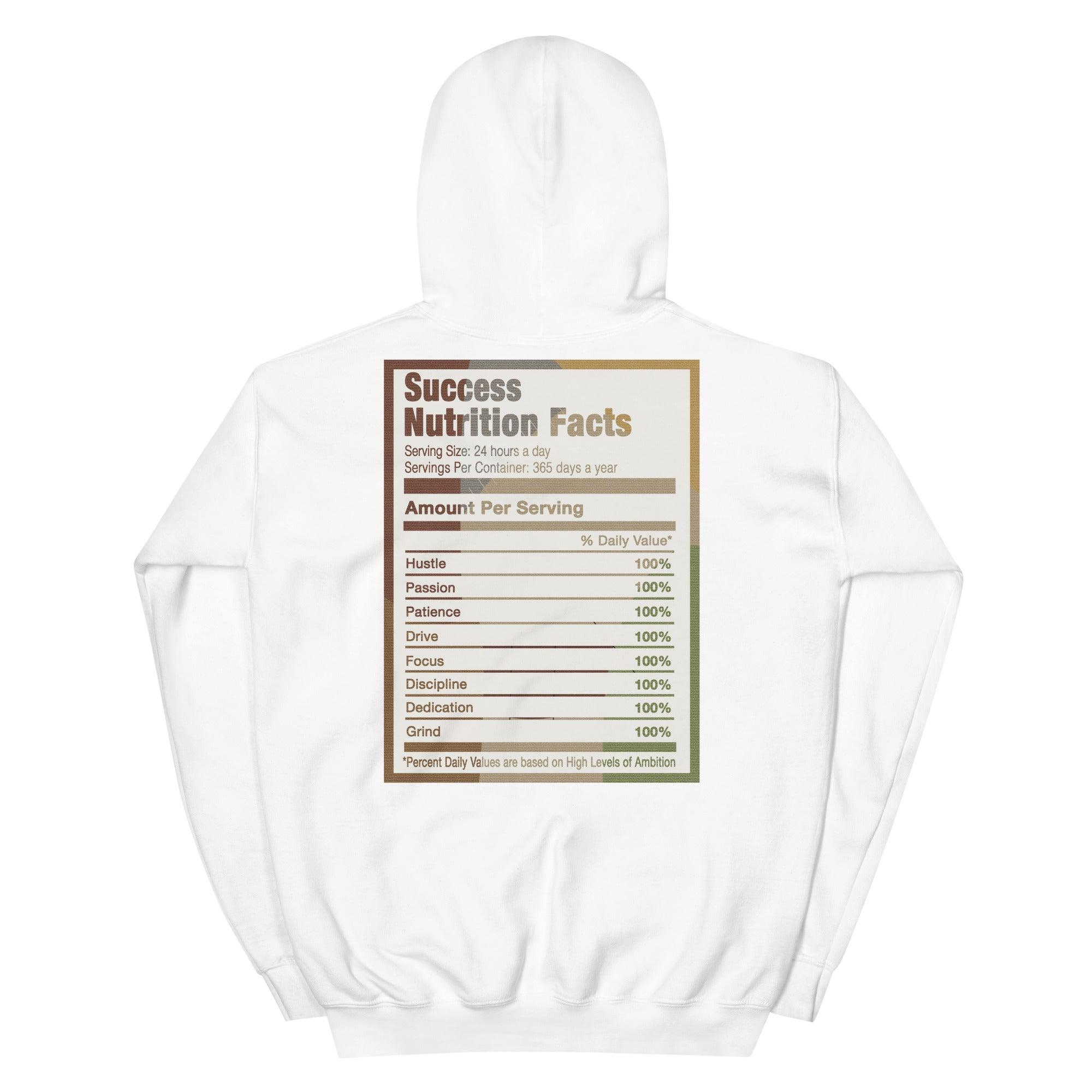 White Success Nutrition Hoodie AJ 1 Low OG Zion Williamson Voodoo photo