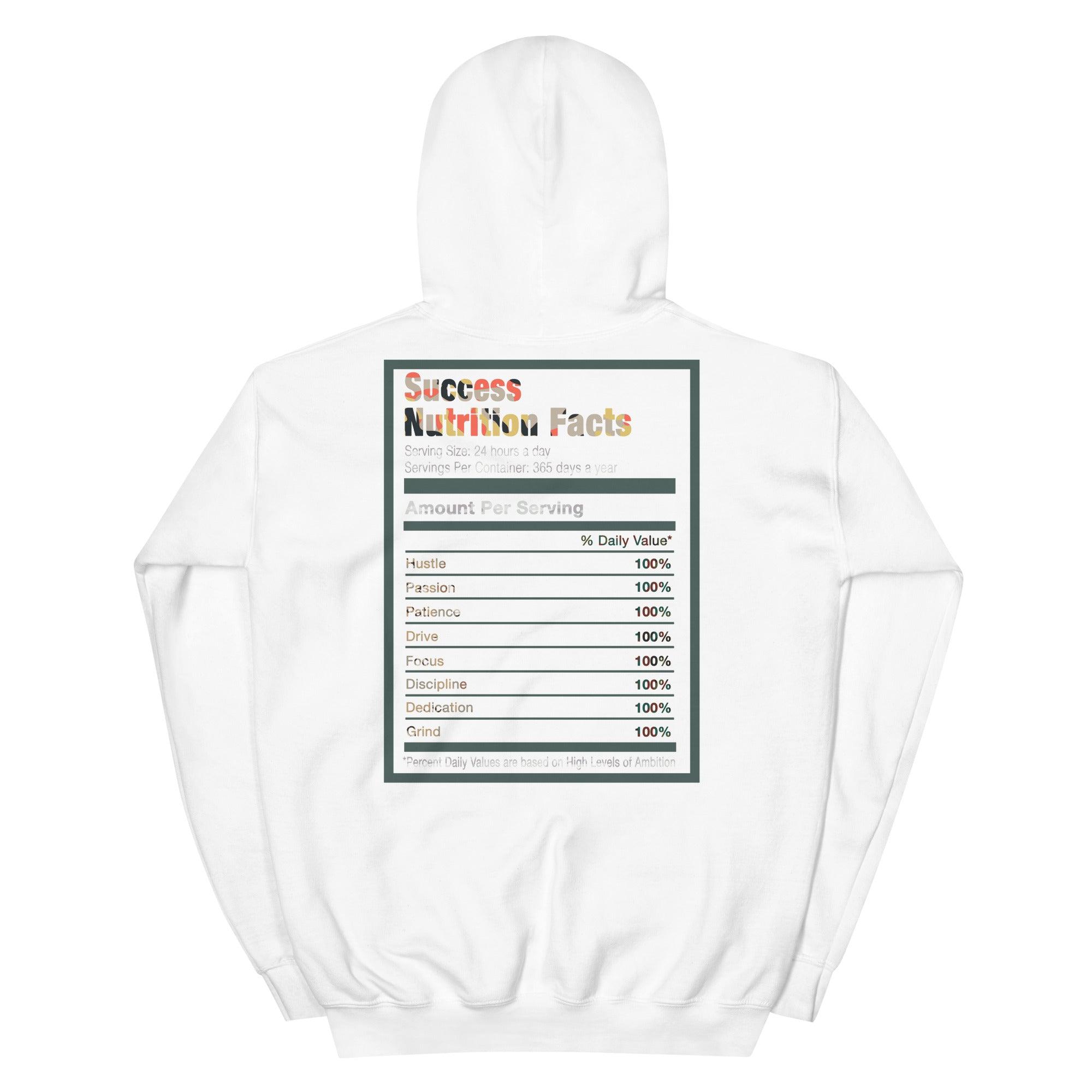 White Success Nutrition Hoodie Nike Dunk Low Sail Multi-Camo photo